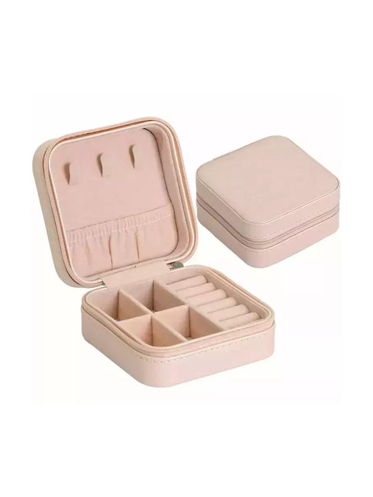 Naya Jewelry Travel Jewellery Box Pink