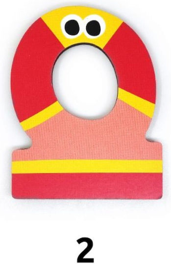 Svoora Decorative Letter from Wood 5.5x0.6x7cm