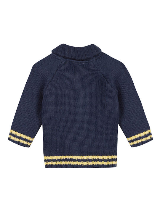 3 Pommes Kids Cardigan Knitted Blue