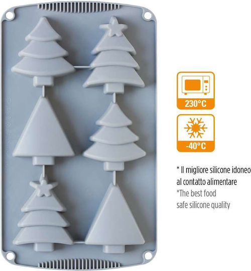 Decora Weihnachtliche Süßigkeiten Pfanne/Form Gray L30xB17cm.