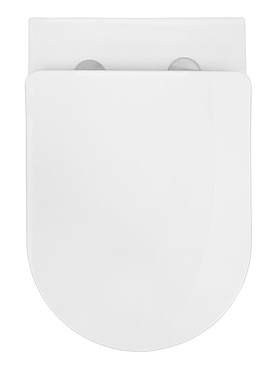 ML-Design Wall-Mounted Toilet that Includes Duroplast Cover White ML-Design Wall-Mounted Toilet that Includes Duroplast Cover White