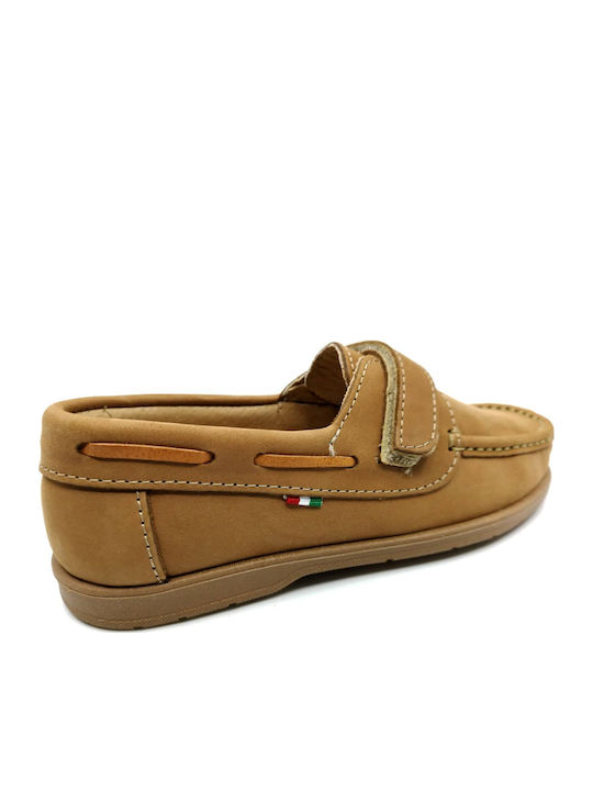 Kinder-Mokassins Tabac Braun Schuh