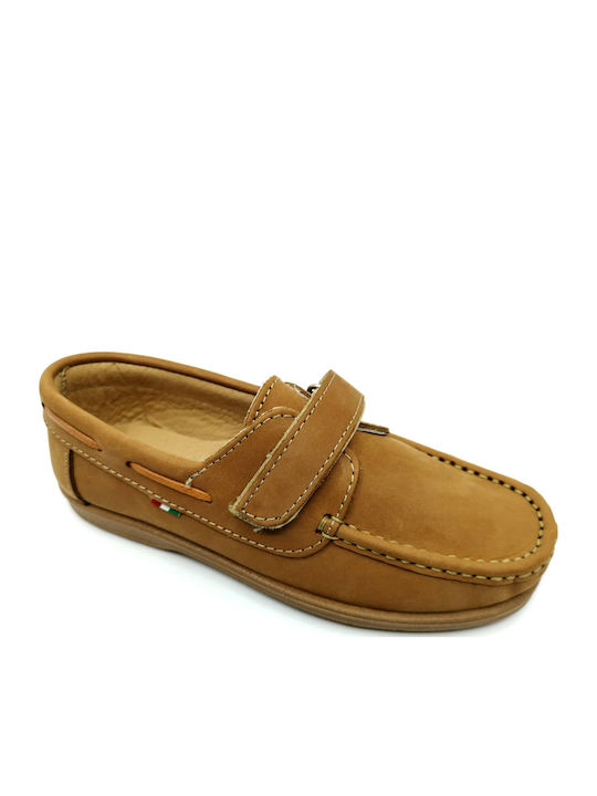 Kinder-Mokassins Tabac Braun Schuh