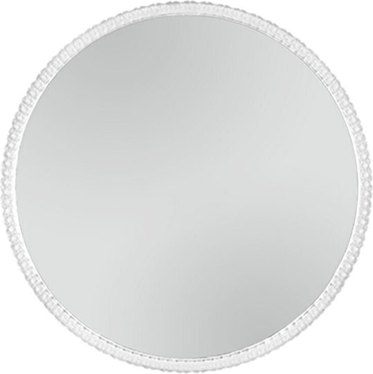 Mirrors & More 1870100 Στρογγυλός Led από Πλαστικό 60x60cm Λευκός