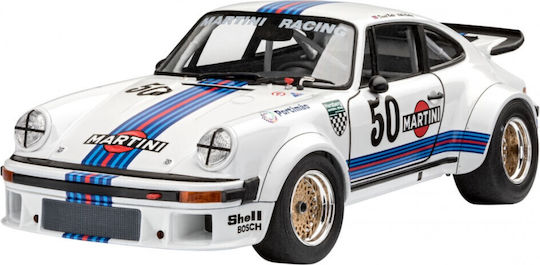Revell Porsche 934 RSR "Martini" Figurină de Modelism Mașină 104 Piese la Scară 1:24 17.9x8.4x5.7cm.