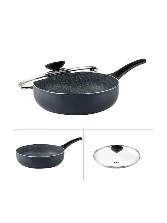 Muhler Pan aus Aluminium mit Antihaftbeschichtung