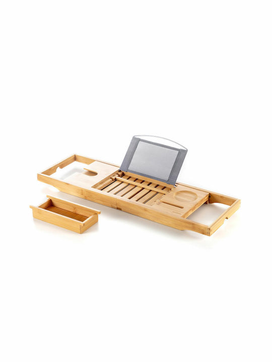 InnovaGoods Trayth Επιδαπέδια Ραφιέρα Μπάνιου Bamboo 104x22x4cm Γκρι