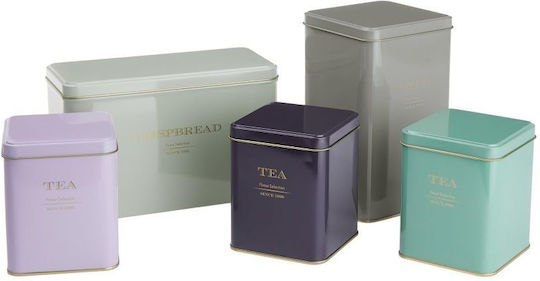 Butlers Tin Tin Κουτί για Καφέ με Καπάκι Μεταλλικό Καφέ 1850ml