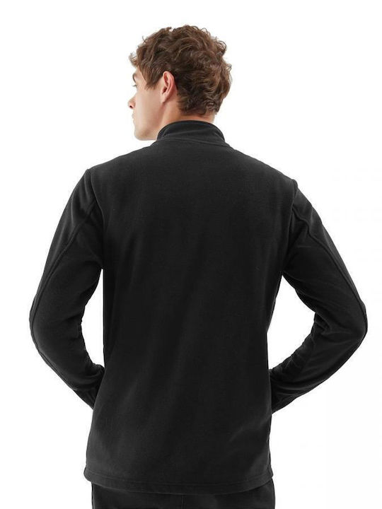 Men's Fleece Cardigan Black