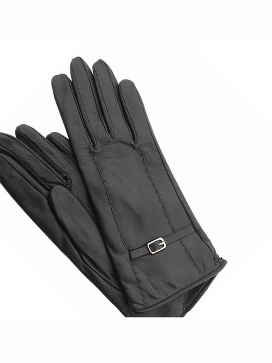 ModaBorsa Women's Leather Gloves Black