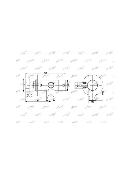 Sphera Wall Mounted Bidet Set