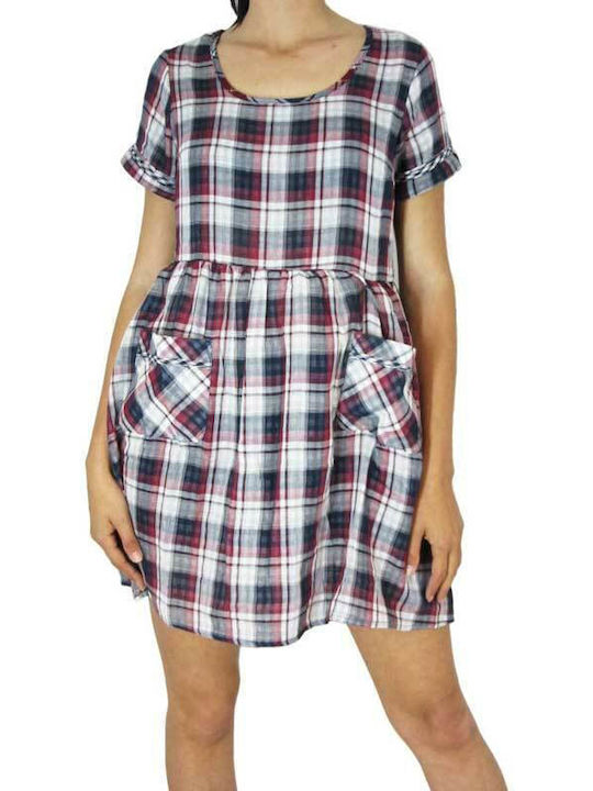 Bellfield Mini Dress Blue