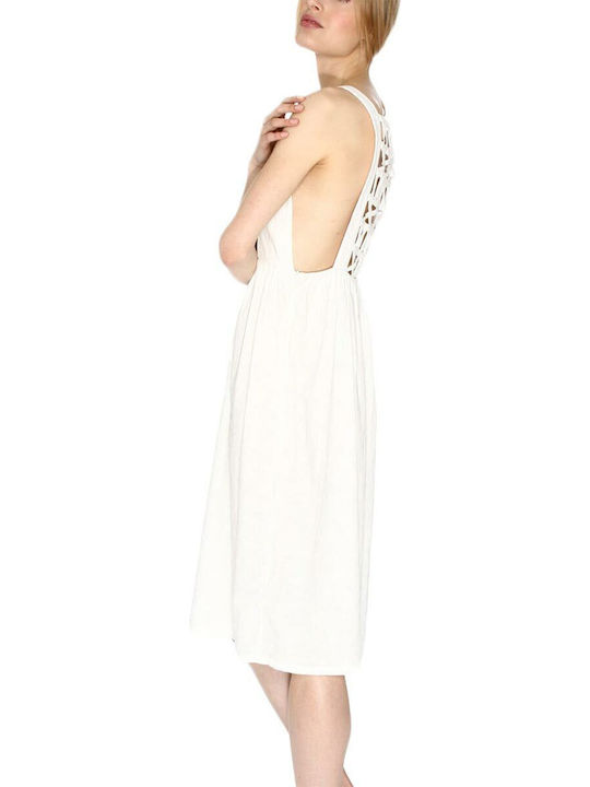 Pepaloves Midi Dress Beige