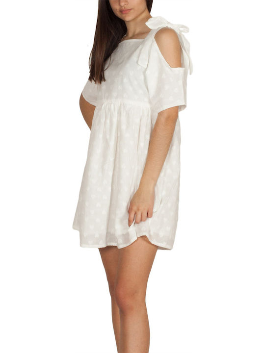 Pepaloves Mini Dress White