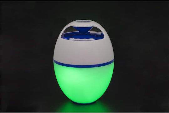 Bestway Αδιάβροχο Ηχείο Bluetooth 6W με Διάρκεια Μπαταρίας έως 6 ώρες Λευκό 93800