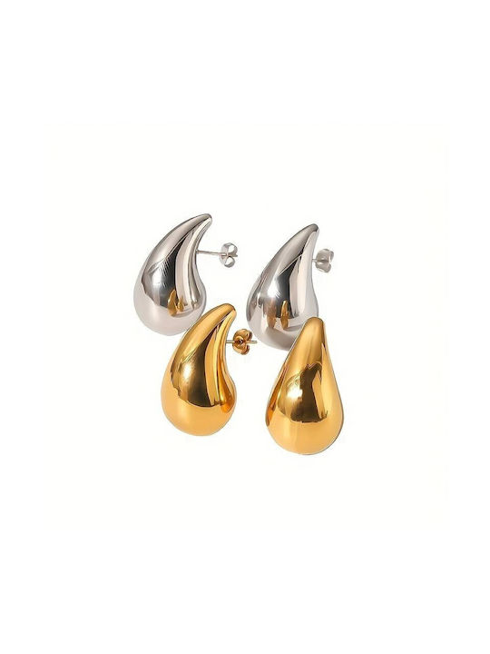 FantazyStores Earrings made of Steel Gold Plated