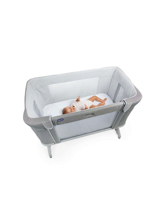 Chicco Cradle Next2Me Forever with Mattress and Wheels Honey Beige