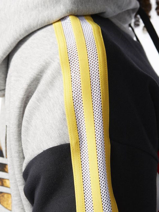 Long Women's Sweatshirt Hooded Multicolour