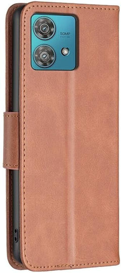 Lambskin Texture Портмоне Кафяв (Motorola Edge 40)