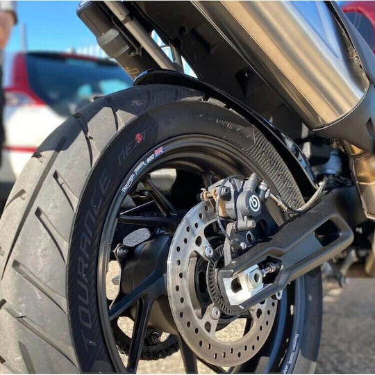 Pyramid Plastics Φτερό Πίσω Τροχού Μοτοσυκλέτας για Triumph Tiger Μαύρο