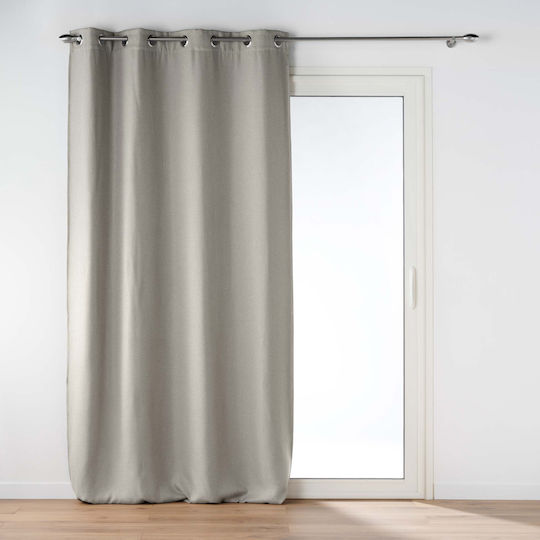 Douceur d'Intérieur L-c Blake Verdunkelung mit Grommets Graue 135x240cm