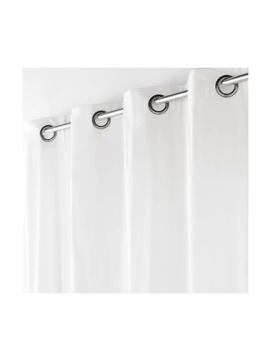 Window Curtain with Grommets L-c Twily White 135x180cm