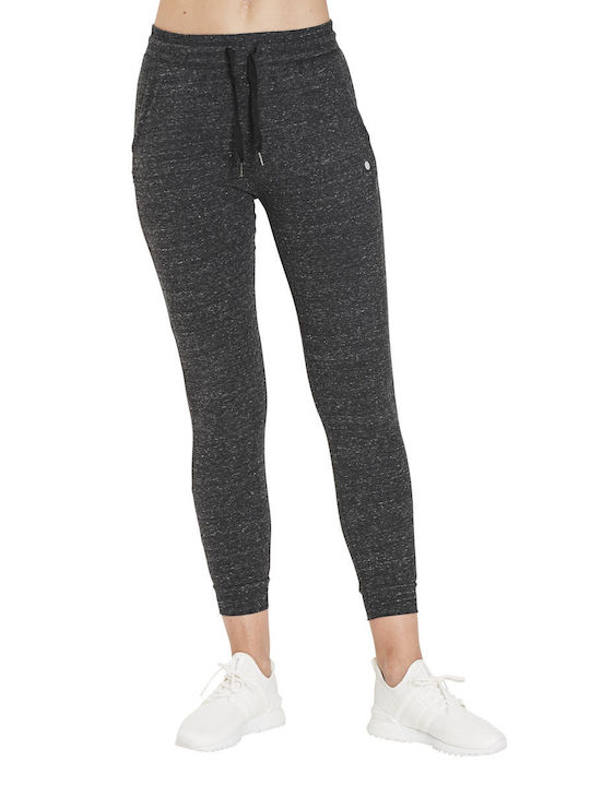 Athlecia Damen-Sweatpants Jogger Bloto Melange Sweat - 1001 Black