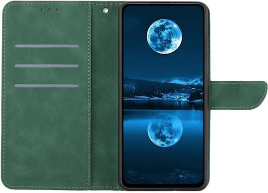 Stitching Embossed Wallet Πράσινο (Motorola Edge 40 Neo)