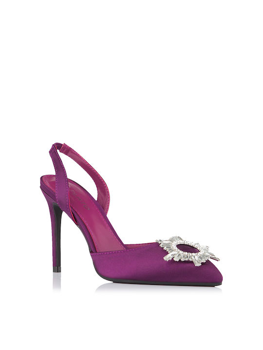 Plato Pointed Toe Purple Heels