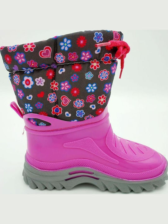 Kids Wellies Fuchsia
