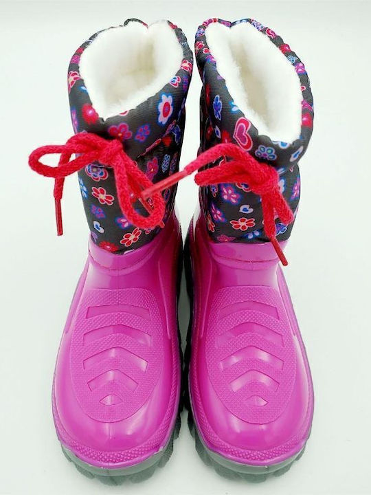 Kids Wellies Fuchsia