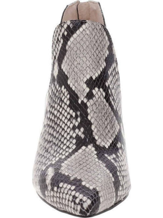Leder Damen Knöchelstiefel Mehrfarbig