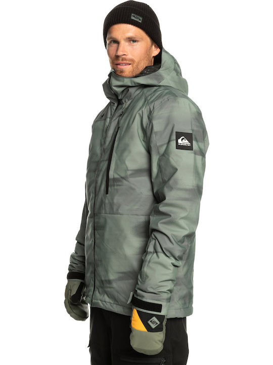 Quiksilver Mission Printed EQYTJ03428 Ανδρικό Μπουφάν για Σκι & Snowboard Quiksilver Mission Printed EQYTJ03428 Ανδρικό Μπουφάν για Σκι & Snowboard