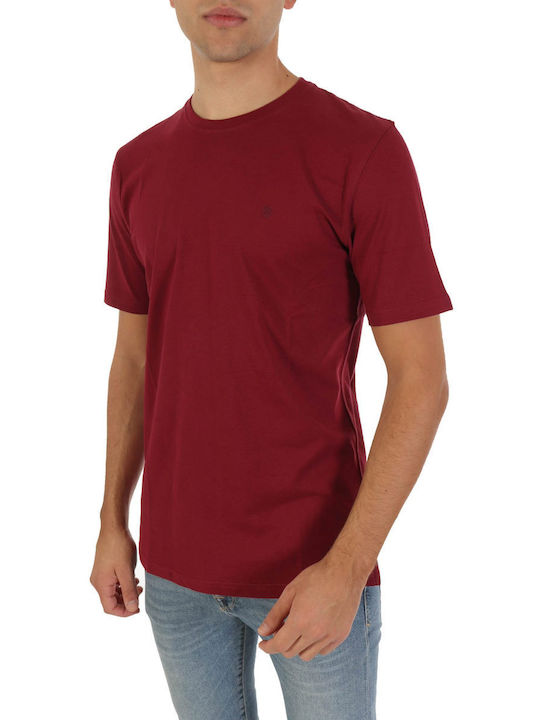 The Bostonians Men's Shirt Long Sleeve Bordeaux