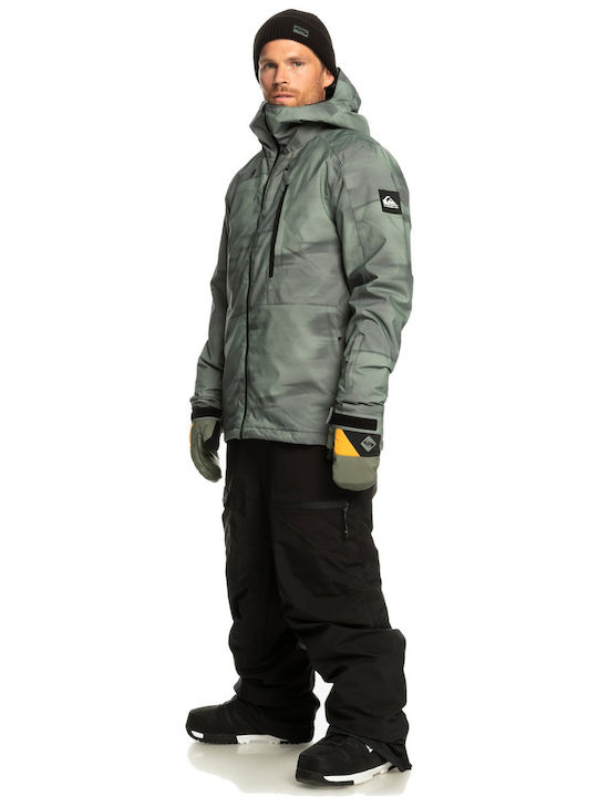 Quiksilver Mission Print EQYTJ03428-GNB1 Яке за Ски и Сноуборд Green