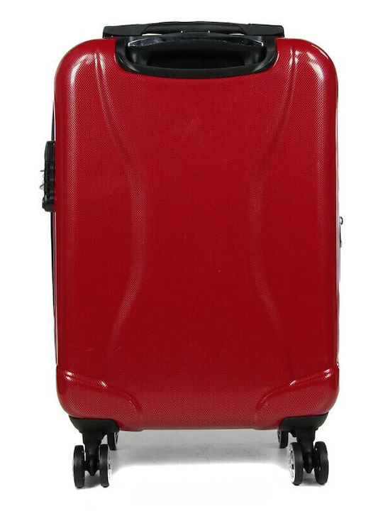 Airtex Paris Βαλίτσα Ταξιδίου Καμπίνας Σκληρή Μπορντό με 4 Ρόδες Ύψους 55εκ.