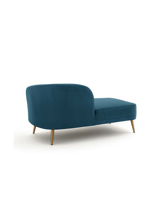 Recliner Samt Blau L162xW159xH81cm