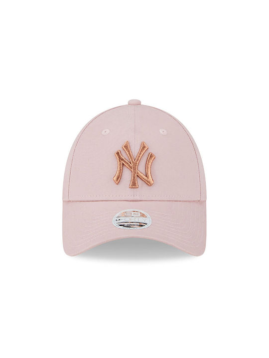 New Era New York Yankees Metallic Logo Jockey Pink