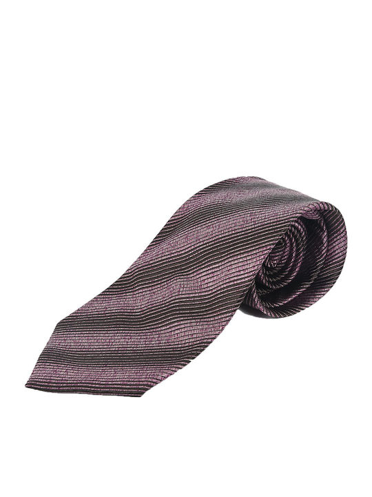 CC Collection Corneliani Silk Men's Tie Printed Purple