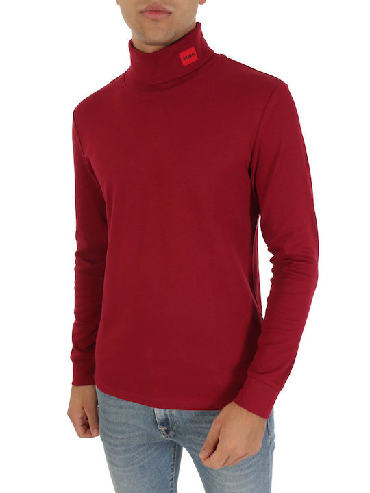 Hugo Boss Men's Long Sleeve Blouse Bordeaux