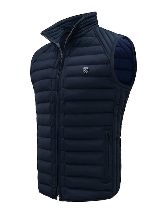 Wellensteyn Ärmellos Herren Jacke Puffer Marineblau