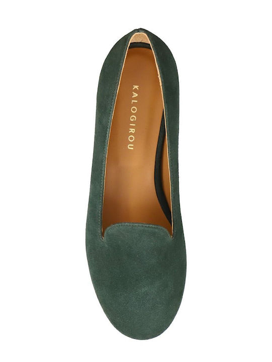 Γυναικεία Loafers σε Πράσινο Χρώμα