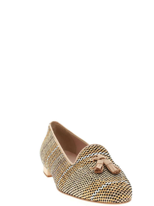 Women's Loafers in Beige Color
