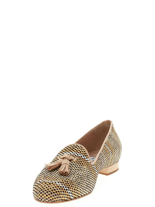 Women's Loafers in Beige Color