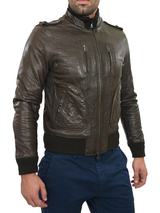 Daniele Alessandrini Men's Winter Bomber Jacket ΚΑΦΕ