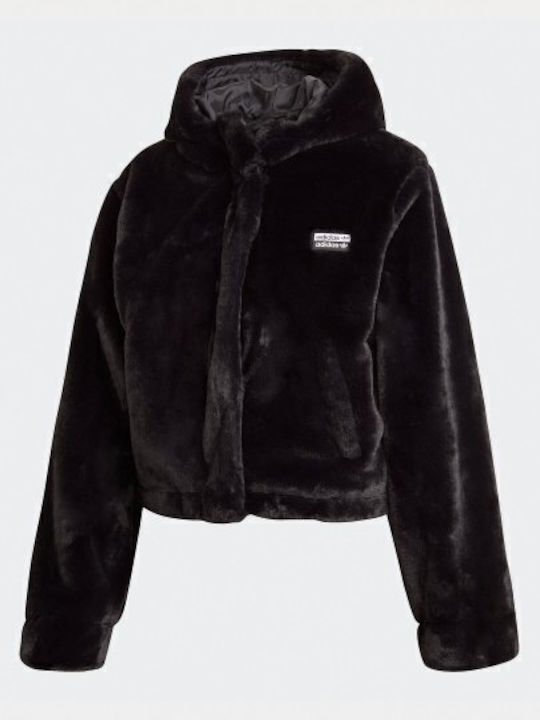 Scurtă Blană de damă Black