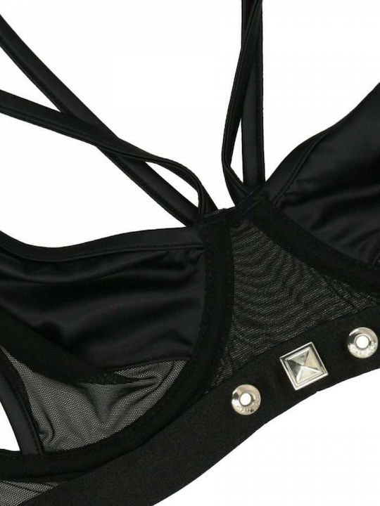 Guess Alicia Women's Bralette Bra Black