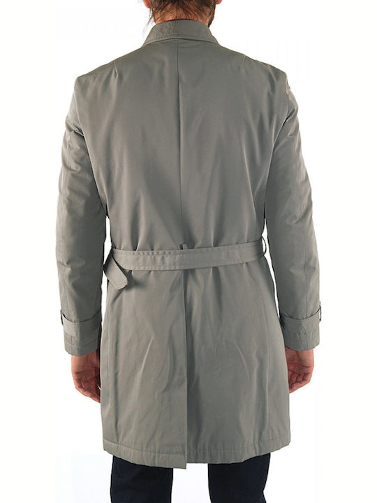 Daniele Alessandrini Men's Coat ΓΚΡΙ