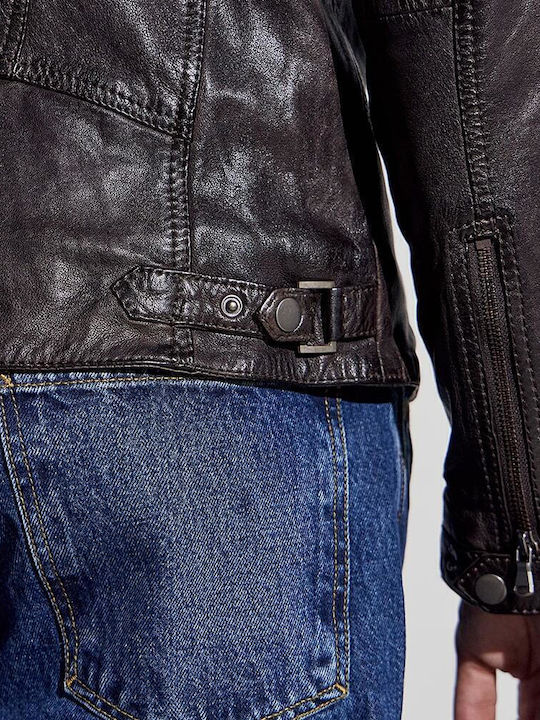 Lederjacke Jacke Brown
