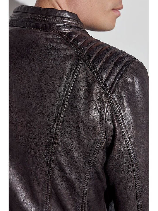 Lederjacke Jacke Brown